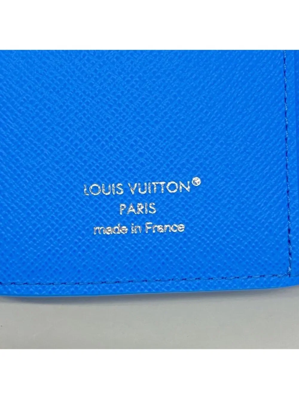 Louis Vuitton Trifold Wallet Monogram Sports Leisure Victor Pool Blue